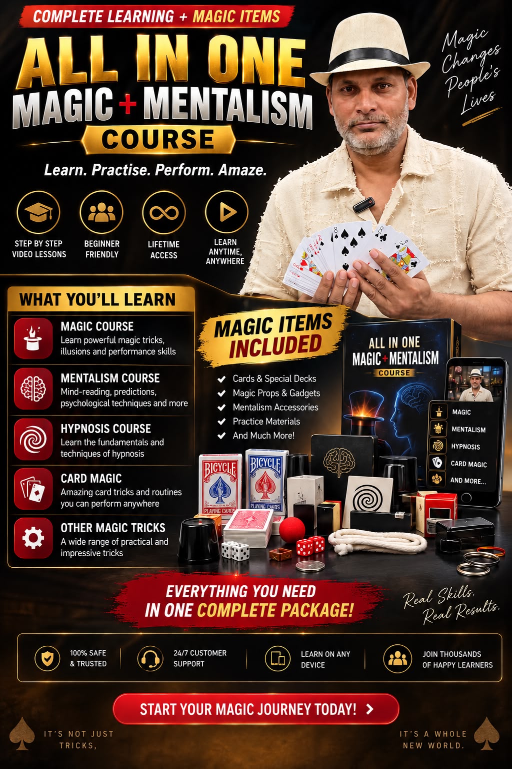 All-in-One Magic + Mentalism Course